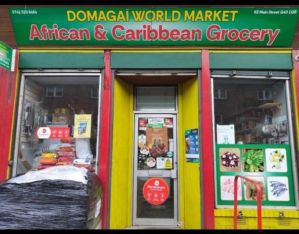 Domagai World Market shopfront on Main Street, Bridgeton
